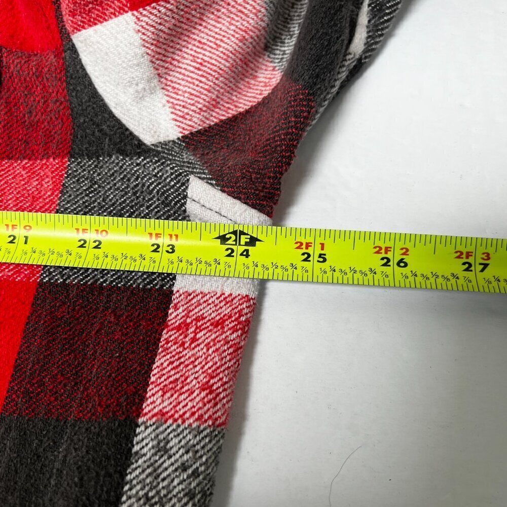 Vintage Dakota Men’s Heavy Flannel Plaid Lumberjack Shirt Size Large - Picture 6 of 7